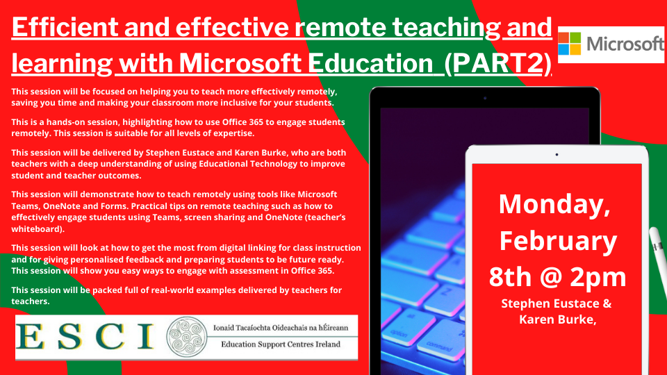 Feb 8 Efficient Effective remote Teaching Learning with Microsoft Education Part2