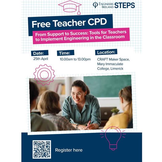 poster for teacher cpd engineers ireland steps 002