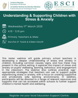 NEPS - Understanding & Supporting Children with Stress & Anxiety (Repeat)