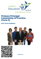 Primary Principals Community of Practice (Term 2)