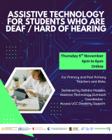 Assistive Technology for Students who are Deaf/Hard of Hearing   