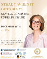 Steady When It Gets Busy: Staying Consistent Under Pressure 