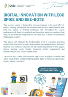 Digital Innovation with LEGO SPIKE and BEE-BOTS