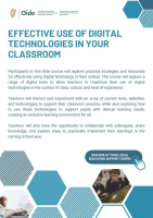 Effective Use of Digital Technologies in Your Classroom - St. Anne's Primary, Rathkeale ONLY
