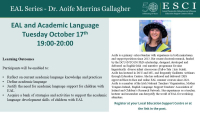 ESCI - EAL and Academic Language
