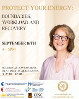 Protect Your Energy: Boundaries, Workload and Recovery